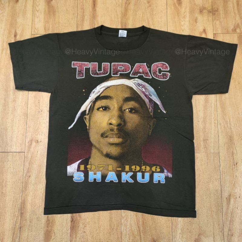 เสื้อยืดนักร้องRAP TUPAC ทูพัค ชาเคอร์ - we_vintageshop - ThaiPick