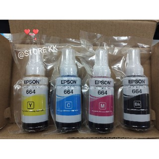 หมึกแท้ EPSON 664 รุ่นใหม่ (nobox)​ ของแท้ 100% **เลือกได้หลายแบบ**