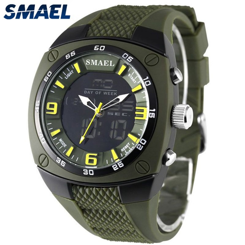 SMAEL Multi-function Men Watches Digital LED Quartz Watch