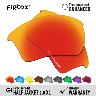 Firtox เลนส์โพลาไรซ์ ป้องกันน้ําทะเล แบบเปลี่ยน หลากสี สําหรับ Oakle y Half Jacket 2.0 XL OO9154