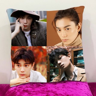 หมอนอิง สั่งทำ ใส่ได้4รูป หมอนอิงขนนุ่ม หมอนอิงโซฟา หมอนอิงในรถ หมอนอิงหลัง Cushions ติงอวี่ซี Ding Yu Xi