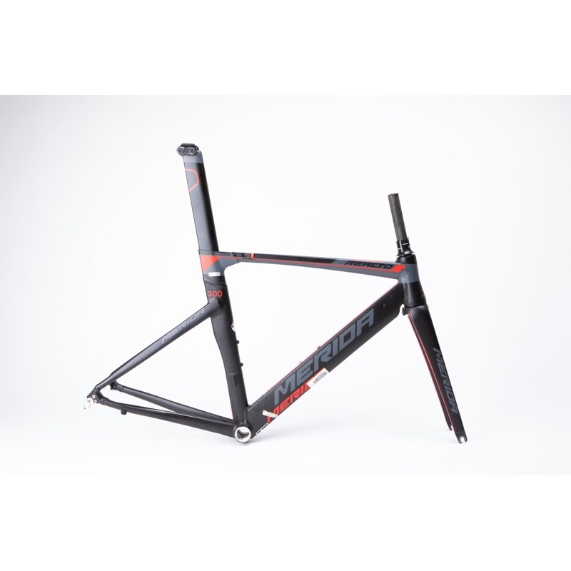 เฟรมจักรยานเสือหมอบ MERIDA REACTO 300 สีดำคาดแดง size 52 cm