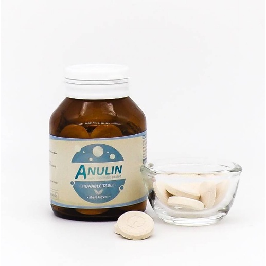 ASIANPHARMA ANULIN MALT INULIN CHEWABLE 40'S Prebiotics ปรับสมดุลลำไส้ ของคณะเภสัช จุฬาฯ