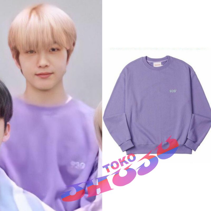 เสื้อสเวตเตอร์พื้นฐาน NCT Jisung Style 939 โลโก้เล็ก