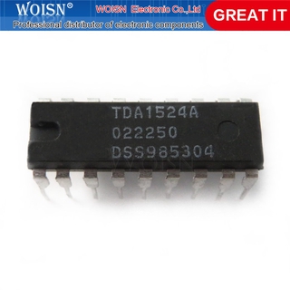 10pcs/lot TDA1524A TDA1524 DIP-18 Stereo-tone/volume control circuit In Stock