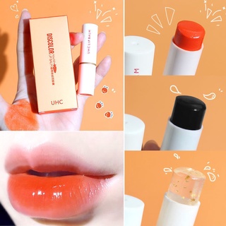 ลิปบาล์มเปลี่ยนสี ช่วยเพิ่มความชุ่มชื่นให้ริมฝีปาก NO.U219 ลิปบาล์มUHC DISCOLOR nourish lip balm