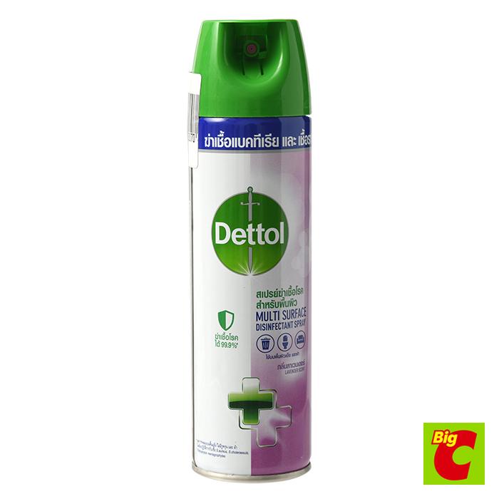 เดทตอล Spray อิสอินเฟคแทนท์ 225สเปรย์ กลิ่นลาเวนเดอร์มล.Dettol IsInfectant LavenderScent 225ml.