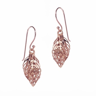 ต่างหูใบไม้จิ๋ว Leaf Earrings ,Tiny Leaf Earrings, Small Simple Leaf Earrings Silver, Minimalis sa