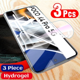 3PCS Hydrogel Protective soft Film Screen Protector For Xiaomi Poco X4 M4 x3 M3 Pro 5G 4G