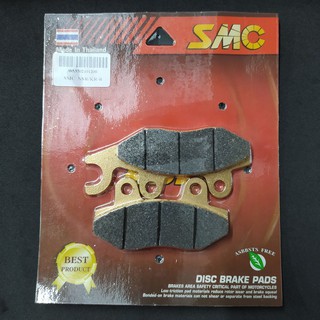 ดิสเบรคหน้า SPARK 110cc. ,SPARK-Z ,SPARK-R ,SPARK-X ,SPARK-RX ,X-1 ,JUPITER-RC ,NSR เกรดโรงงาน SMC ผ้าดิสหน้า BRAKE PAD