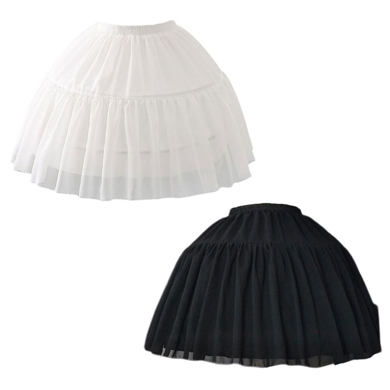 Noe คอสเพลย์กระโปรงสั้นก้างปลา Lolita Carmen Slip Liner กระโปรงสาวน่ารัก Adjusta