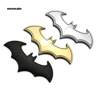 ☼Mooncake☼Cool 3D Metal Bat Auto Logo Car Truck Decor Pattern Badge Sticker Decoration