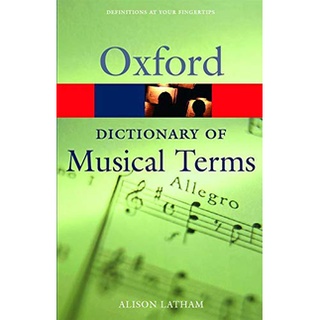 The Oxford Dictionary of Musical Terms (9780198606987)