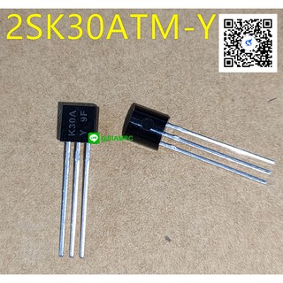 (จำนวน 2ชิ้น) 2SK30ATM-Y  Low Noise Pre-Amplifier