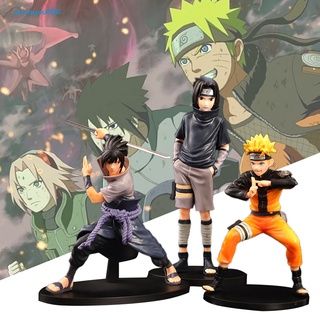 โมเดลฟิกเกอร์ Anime Naruto Sasuke Pvc สไตล์ญี่ปุ่นสําหรับตกแต่งบ้าน