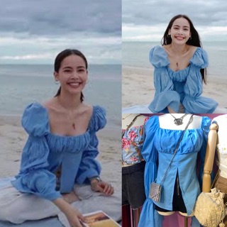 เสื้อแบบญาญ่า ผ้าคอตตอนอย่างดี