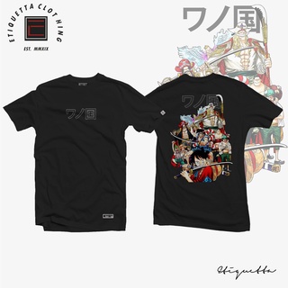 เสื้อยืดสําหรับผู้ชาย♗เสื้อเชิ้ต O.Anime - ETQT - วันพีซ - Wano Arc เสื้อยืดสําหรับผู้ชาย/เสื้อ SLK