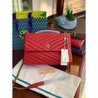 Tory Burch Kira Chevron Leather Crossbody Bag แท้💯%