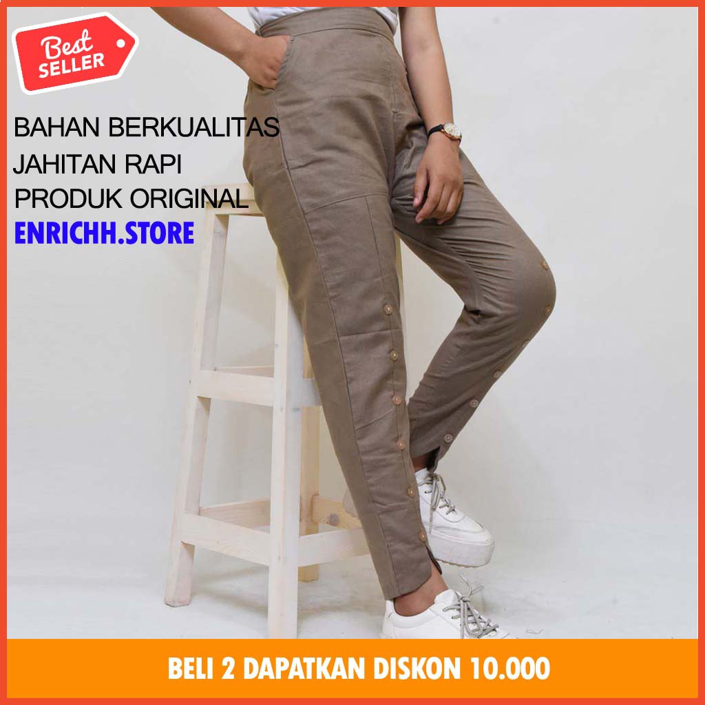 Katun Premium WOMEN& 39;S WORK TROUSERS OFFICE WOMEN& 39;S LATEST COTTON WOMEN& 39;S TROUSERS R2Z7 C