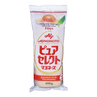 ajinomoto mayonaise pure select mayonaise 400g มายองเนสญี่ปุ่น