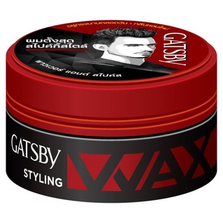 ราคาพิเศษ!! แกสบี้ พาวเวอร์ แอนด์ สไปค์ส สไตล์ลิ่ง แว็กซ์ 75กรัม Gatsby Power &amp; Spikes Styling Wax 75g