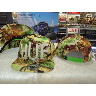 หมวก อิปฮอป HUF ลายดอก มี 9 สี! ปรับขนาดไซร์เองได้ ปรับไซร์ได้ถึง 59-64 cm