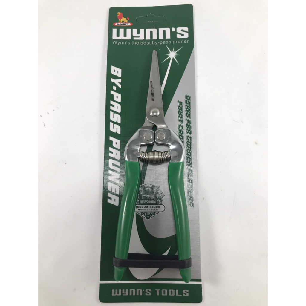 WYNN'S ของแท้ กรรไกรตัดกิ่งไม้ 8" สแตนเลสเกรดสูง คมทน รุ่น W0279