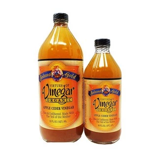 คีโต Solana Gold Organic Apple Cider Vinegar ขนาด 473ml และ 950ml แอปเปิ้ลไซเดอร์เวนิกา Exp DEC 2028 USA