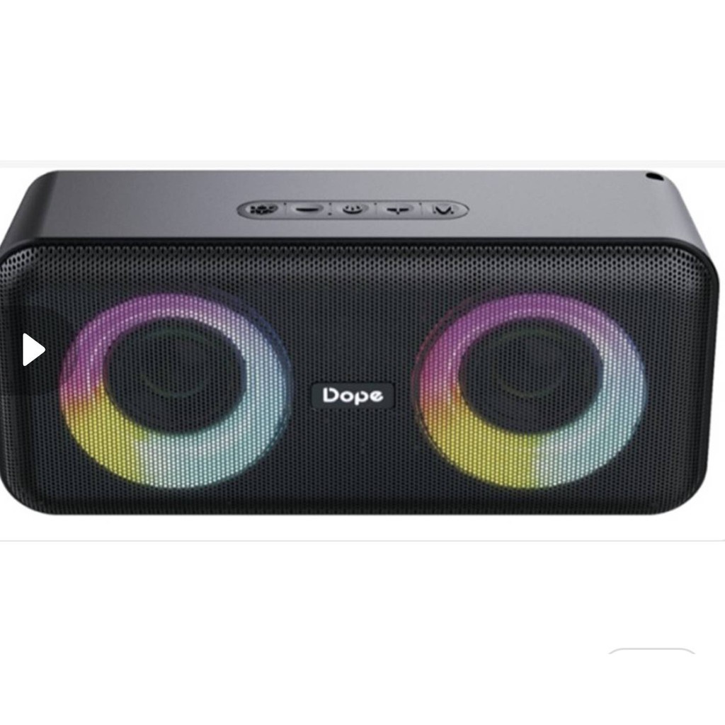 Dope Newๆๆ Soundbox • Bluetooth 5.1​ เสียงดีเบสหนัก/น้ำหนักเบา สีดำ ลำโพง​/Bluetooth​
