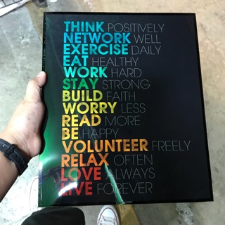 กรอบรูป Positive Thinking