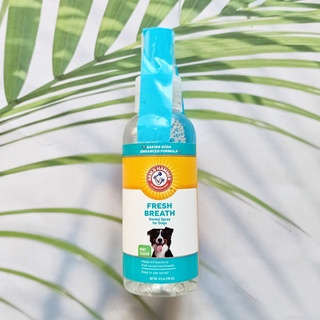 สเปรย์ลดกลิ่นปาก สำหรับสุนัข Fresh Breath Dental Spray For Dogs, Mint Flavor 118 ml (Arm &amp; Hammer®)