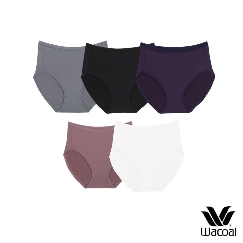 Wacoal Panty Set 5 ชิ้น กางเกงในรูปแบบเต็มตัว รุ่น WU4C34 คละสี