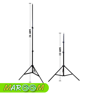 ขาตั้ง Light Stand 2.6 m ขาตั้งไฟ ขาตั้งแฟลช Light Stand Flash Stand