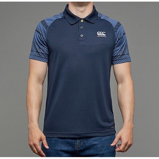 Polo Shirt, Canterbury Vapodri Graphic Poly Polo Total Eclipse, เสื้อโปโล, เสื้อคอปก