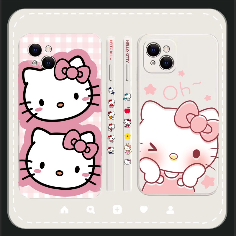เคสโทรศัพท์มือถือนิ่ม ลายการ์ตูนคิตตี้ สําหรับ OPPO F7 k3 F5 reno 2F 2Z 3 4 4F 4Z 5 5Z 5F 6 6Z 7Z 7 