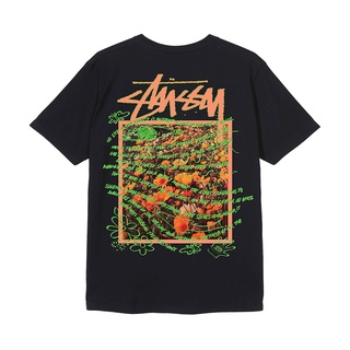 เสื้อยืดพิมพ์ลายแฟชั่น STUSSY เสื้อยืดบานสุดฮิต