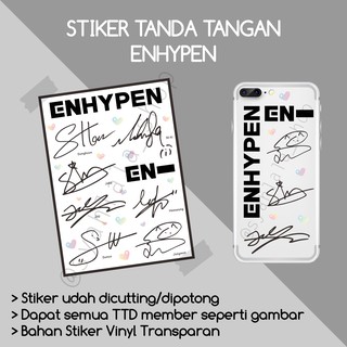 สติกเกอร์ ลายเซ็น Enhypen