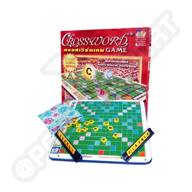 ครอสเวิร์ด สแคร็บเบิ้ล (Crossword) เกมต่อศัพท์ภาษาอังกฤษ รุ่นทั่วไป ชุด