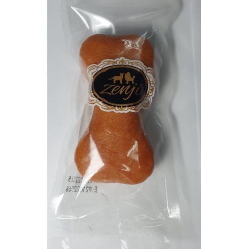 Zenji ครั้นชี่กระดูกนม 3.5" พันไก่ สำหรับสัตว์เลี้ยง