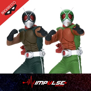 Banpresto รูปปั้น Kamen Rider Heros Brave: Kamen Rider Skyrider Ver.A (ABP17715) / Skyrider Ver.B (ABP17716)