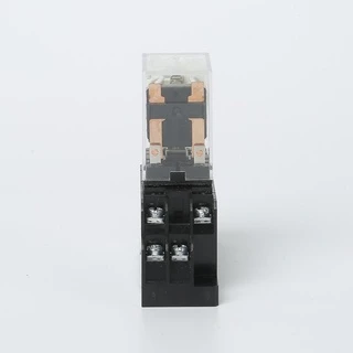 ได้ทั้งชุด รีเลย์+ขาซ็อกเก็ต 5A HH52p(MY2) HH54p (MY4) my2n my4n 12vdc 24vdc 24vdc 220vac