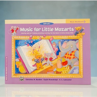 หนังสือเรียนเปียโน Music for Little Mozart Workbook 4