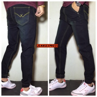 Jogger pants dark color Stretch