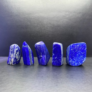 Polished Lapis Lazuli Freeform Lot #No.1 หินลาพิซ ลาซูรี ทรงแท่งขัดมัน