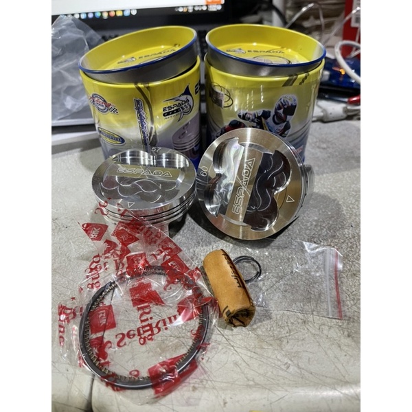 ESPADA LC135 Y15 57MM 60MM ZR-SEMI FORGEN PISTON ชุดชุด