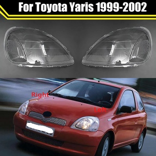 ฝาครอบไฟหน้า แบบใส สําหรับ Toyota Yaris 1999 2000 2001 2002