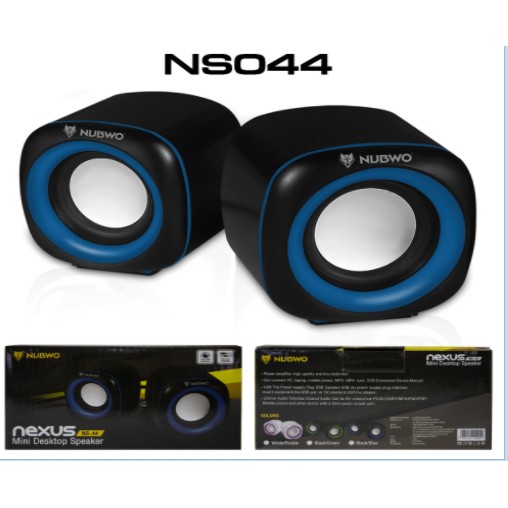 ลำโพงคู่ตั้งโต๊ะ NS044 ราคาถูก คุณภาพดีมาก ของเเท้100% ประกัน 1ปี