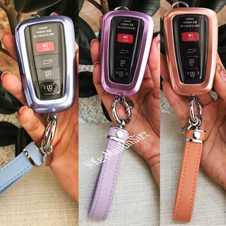 เคสโลหะรีโมทรถยนต์  Toyota Cross Toyota Camry 2020 Female Pastel Key Case New Design แบบ 2 ชั้น รุ่นถอดกุญแจในรีโมท