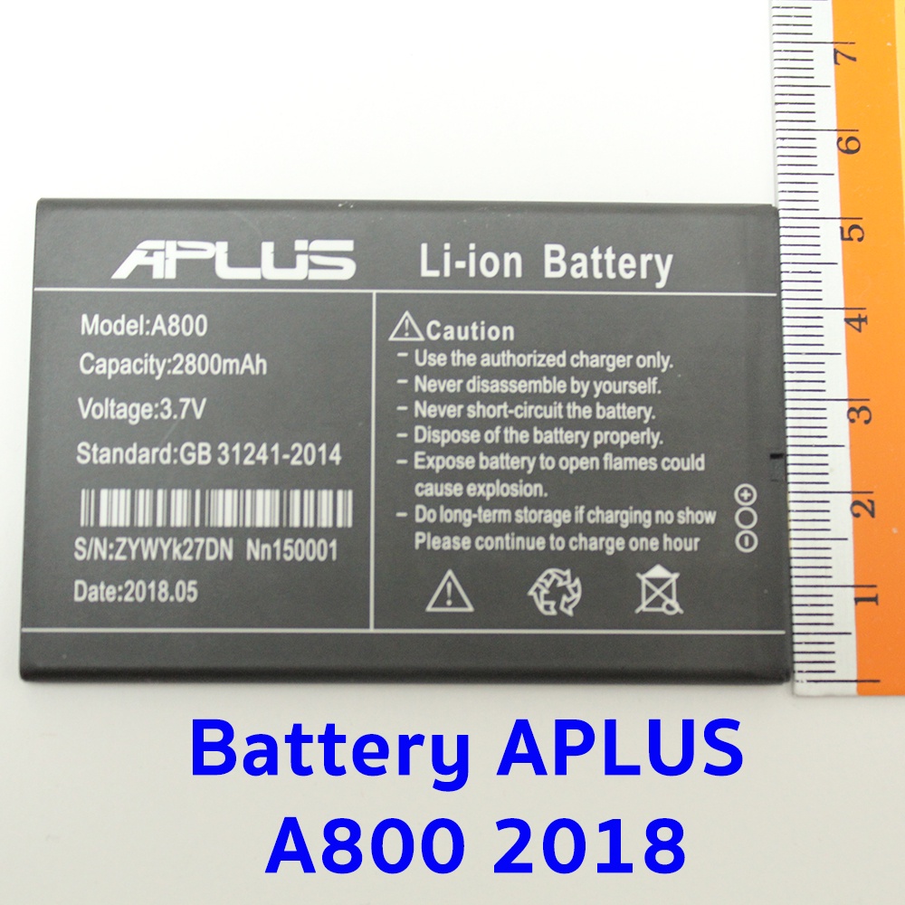 Battery แบตเตอรี่ โทรศัพท์ APLUS รุ่น A800, A600, S700 , A2, S500 ปี 2018 / A500, S500 ปี 2019