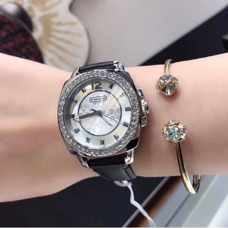 นาฬิกาข้อมือสตรีแบรนด์COACH Usa แท้✅ ไม่แท้คืนเงิน
